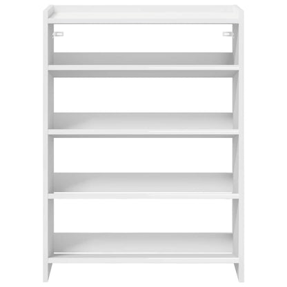 vidaXL Shoe Rack White 60x25x81 cm Engineered Wood