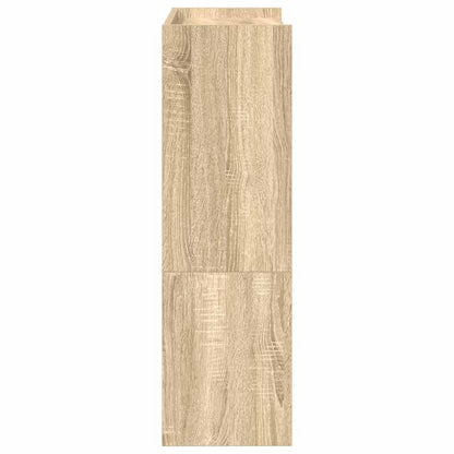 vidaXL Shoe Rack Sonoma Oak 60x25x81 cm Engineered Wood
