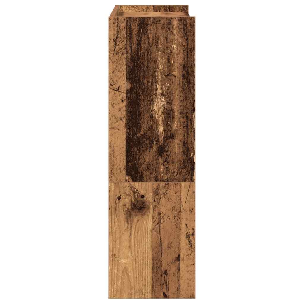 vidaXL Shoe Rack Old Wood 60x25x81 cm Engineered Wood