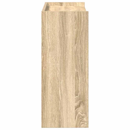 vidaXL Shoe Rack Sonoma Oak 60x25x62 cm Engineered Wood