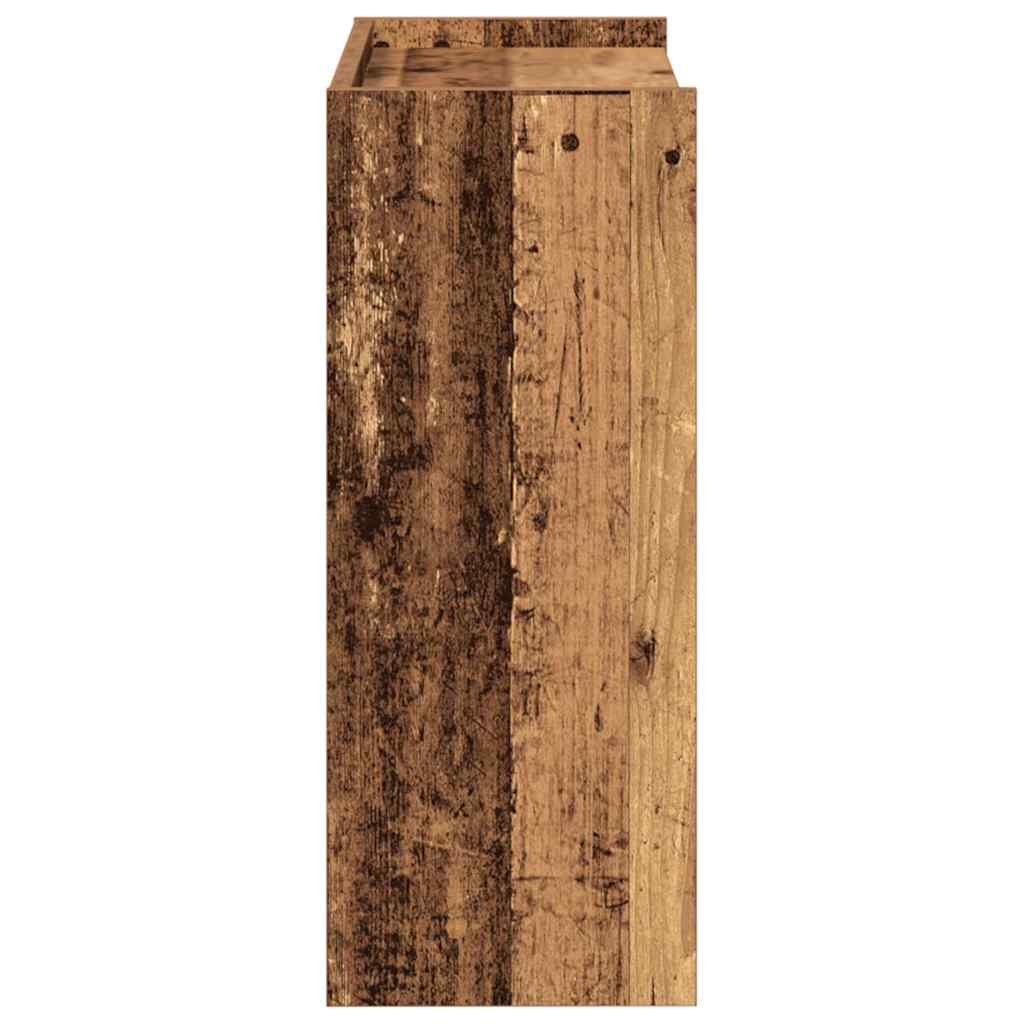 vidaXL Shoe Rack Old Wood 60x25x62 cm Engineered Wood
