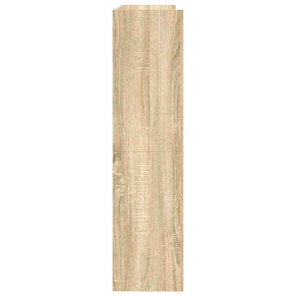 vidaXL Shoe Rack Sonoma Oak 80x25x100 cm Engineered Wood