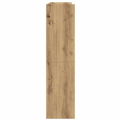 vidaXL Shoe Rack Artisan Oak 80x25x100 cm Engineered Wood