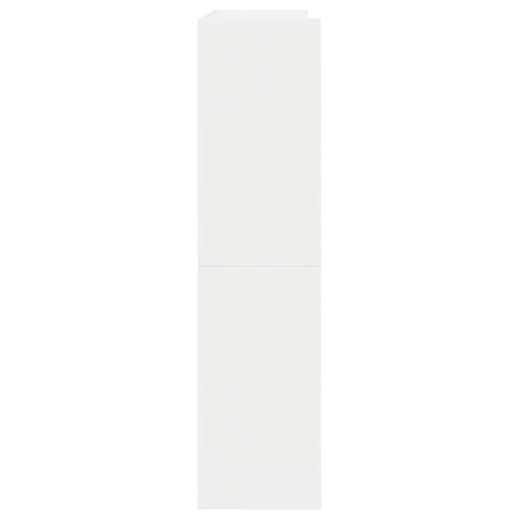 vidaXL Shoe Rack White 80x25x62 cm Engineered Wood