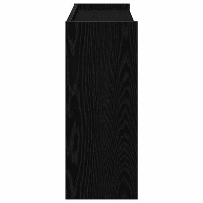 vidaXL Shoe Rack Black 80x25x62 cm Engineered Wood