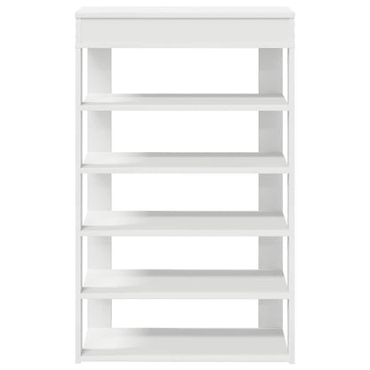 vidaXL Shoe Rack White 60x30x98 cm Engineered Wood