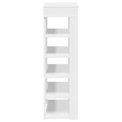 vidaXL Shoe Rack White 60x30x98 cm Engineered Wood