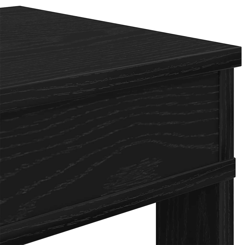 vidaXL Shoe Rack Black 80x30x98 cm Engineered Wood