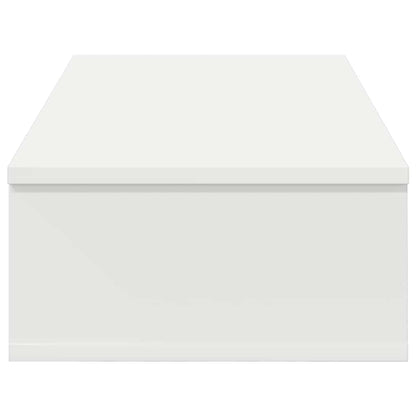 vidaXL Wall Shelf with Drawers White 80x34x17 cm Engineered Wood