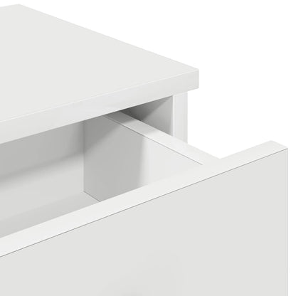 vidaXL Wall Shelf | White | Engineered Wood | Medium | Floating Wall Shelf