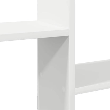 vidaXL Wall Cube Shelf 5 Compartments White Engineered Wood
