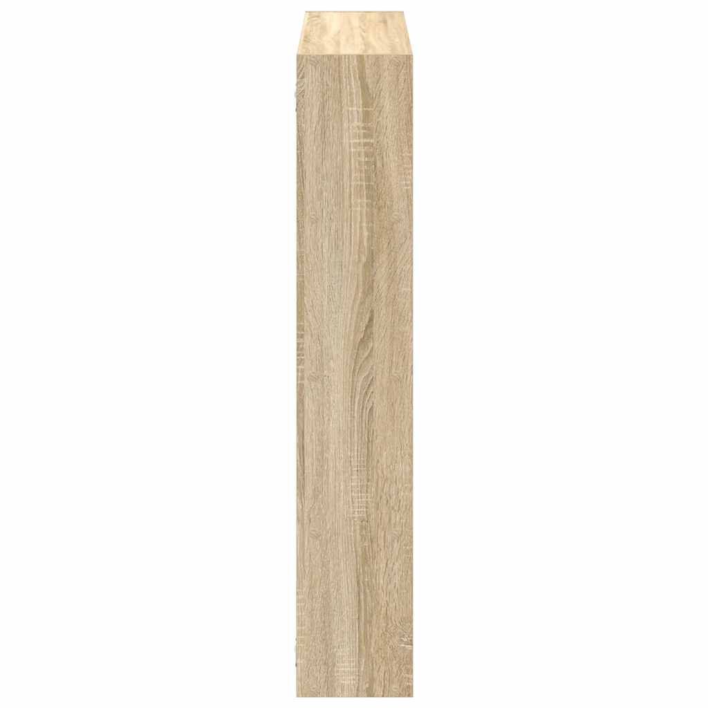 vidaXL Wall Cube Shelf 12 Compartments Sonoma Oak Engineered Wood
