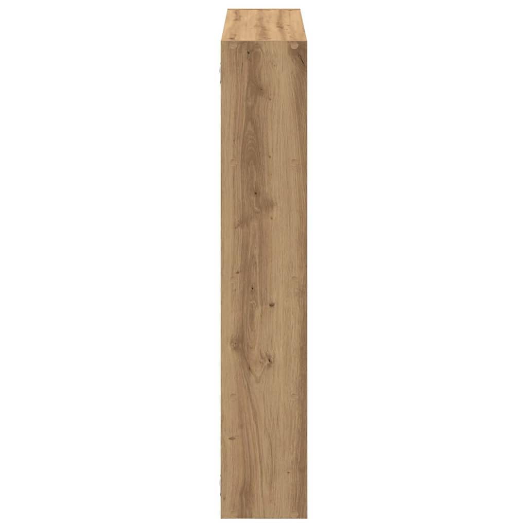 vidaXL Wall Cube Shelf 12 Compartments Artisian Oak Engineered Wood