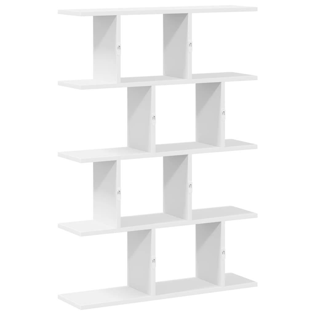 vidaXL Wall Cube Shelf 12 Compartments White Engineered Wood