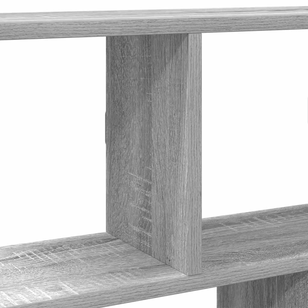 vidaXL Wall Cube Shelf 12 Compartments Grey Sonoma Engineered Wood