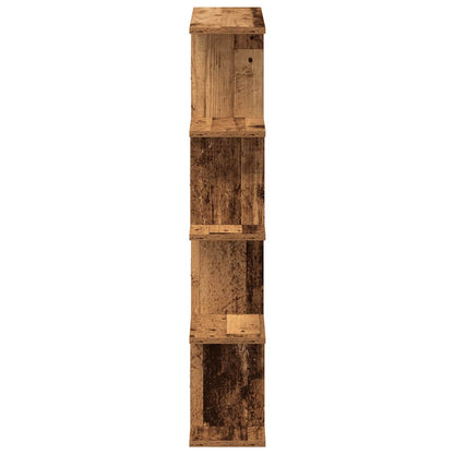 vidaXL Wall Cube Shelf 12 Compartments Old Wood Engineered Wood