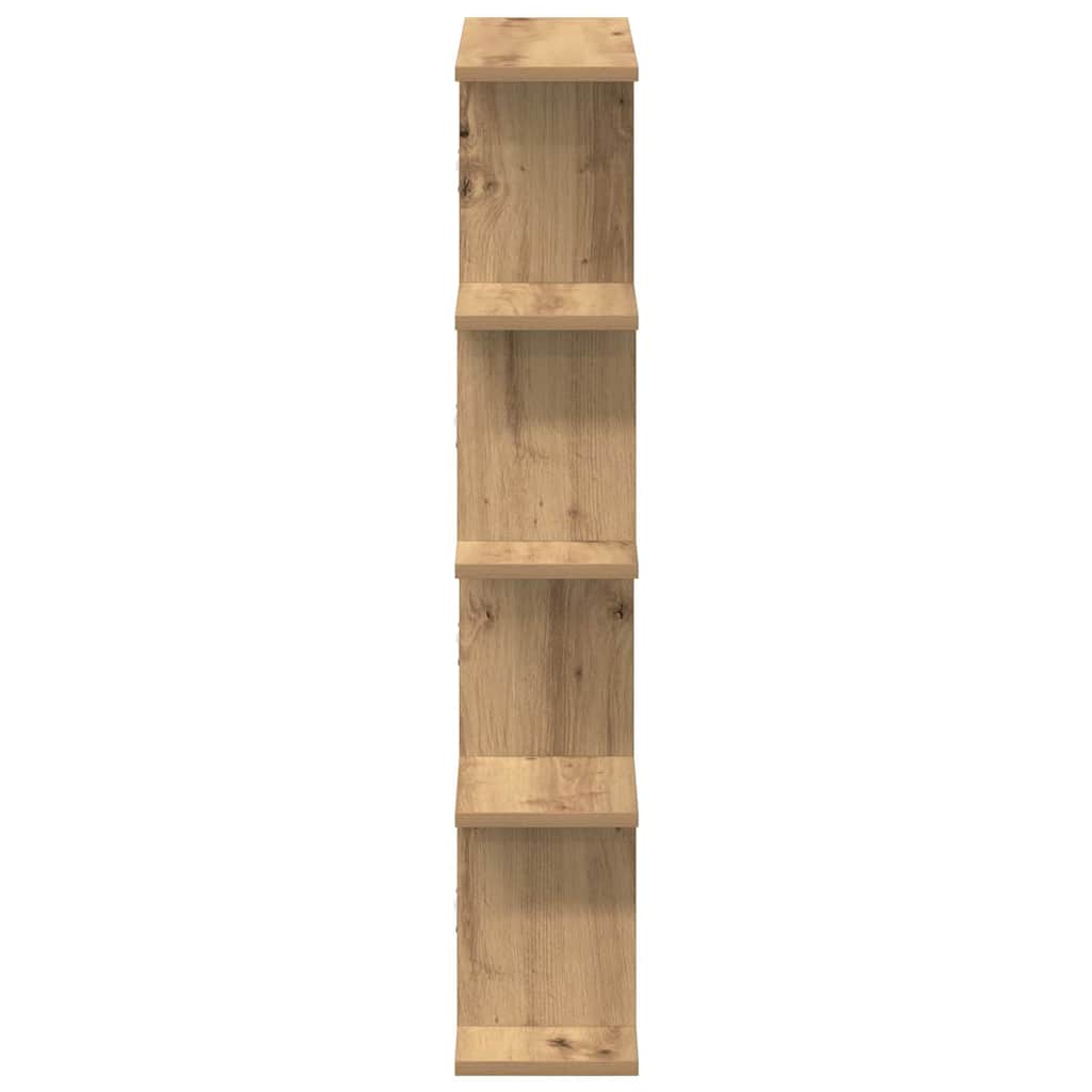 vidaXL Wall Cube Shelf 12 Compartments Artisian Oak Engineered Wood