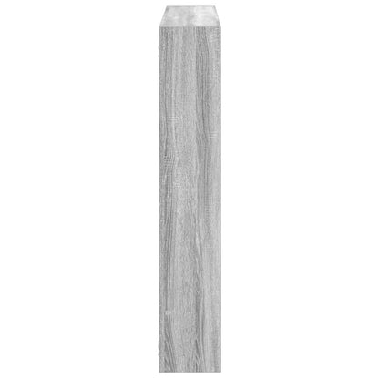 vidaXL Wall Cube Shelf 7 Compartments Grey Sonoma Engineered Wood