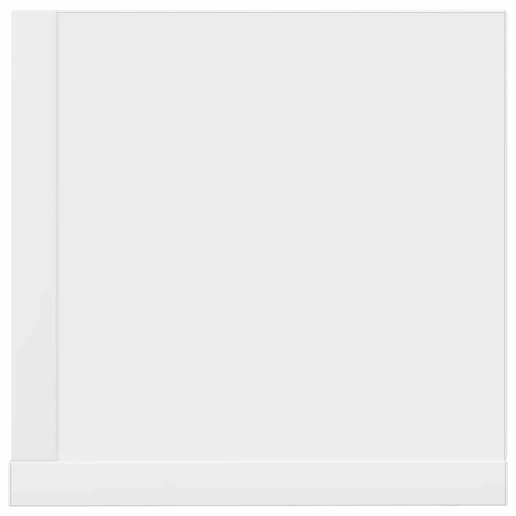 vidaXL Wall Shelves 2 pcs White 75x16.5x16.5 cm Engineered Wood