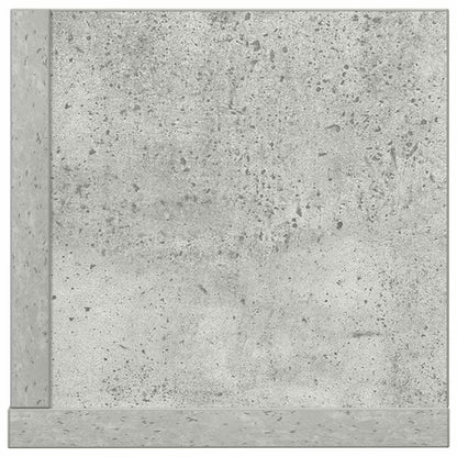 vidaXL Wall Shelves 2 pcs Concrete Grey 100x16.5x16.5 cm Engineered Wood