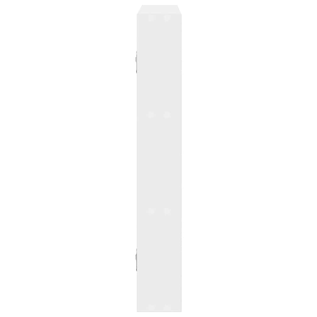 vidaXL Wall Shelf White 43x9x60 cm Engineered Wood