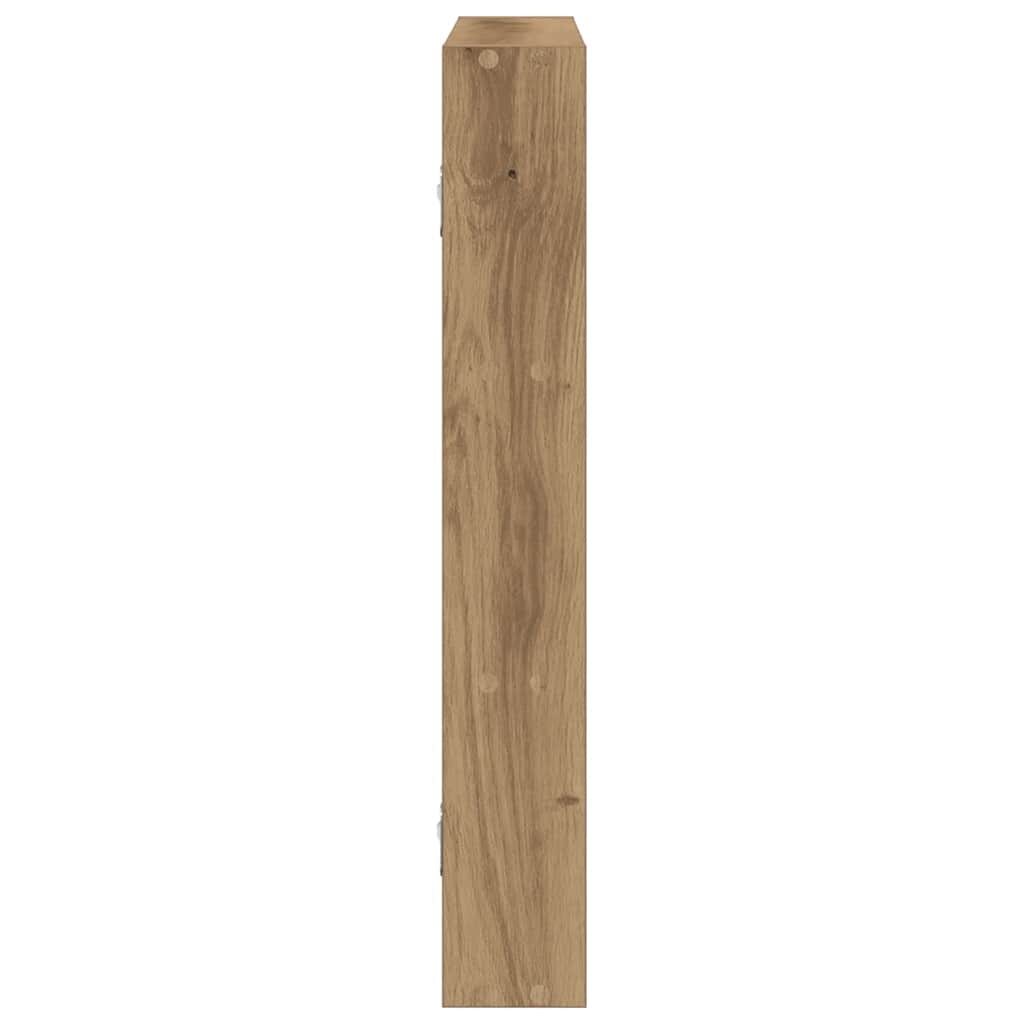 vidaXL Wall Shelf Artisan Oak 43x9x60 cm Engineered Wood