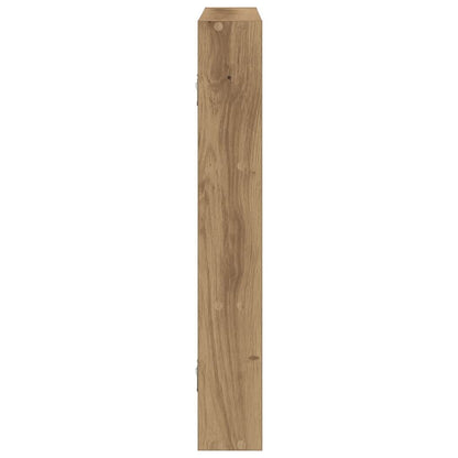vidaXL Wall Shelf Artisan Oak 43x9x60 cm Engineered Wood