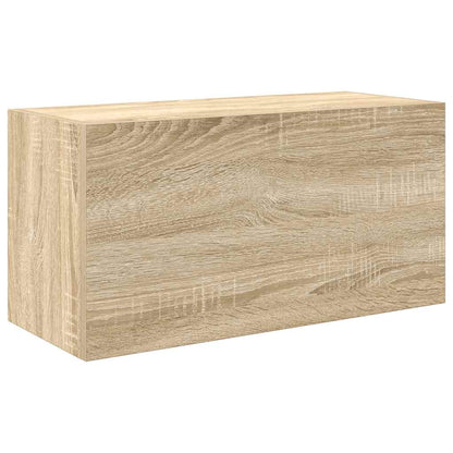 vidaXL Bathroom Wall Cabinet Sonoma Oak 60x25x30 cm Engineered Wood