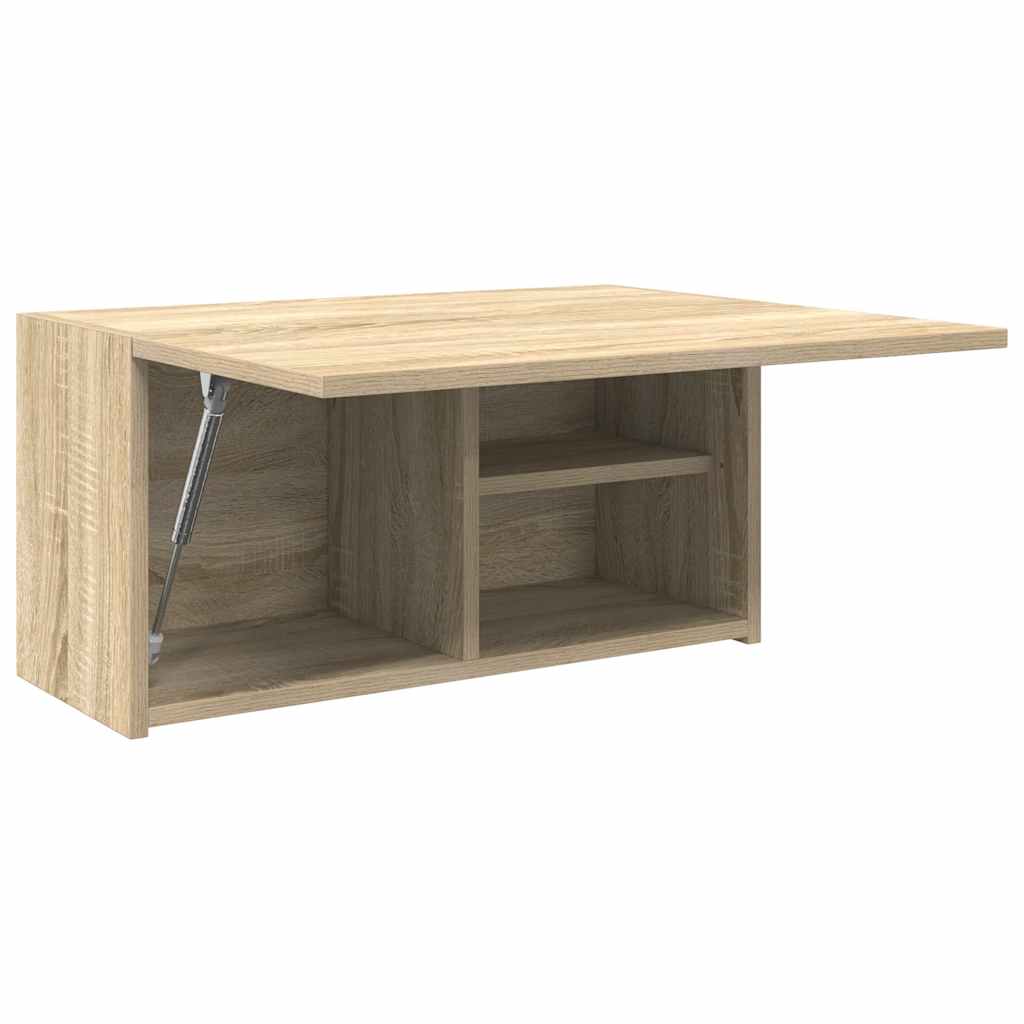 vidaXL Bathroom Wall Cabinet Sonoma Oak 60x25x30 cm Engineered Wood