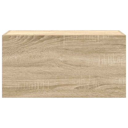 vidaXL Bathroom Wall Cabinet Sonoma Oak 60x25x30 cm Engineered Wood