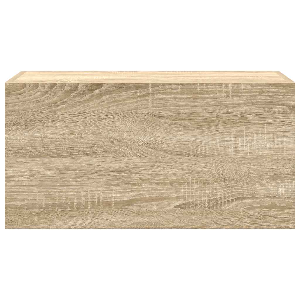 vidaXL Bathroom Wall Cabinet Sonoma Oak 60x25x30 cm Engineered Wood