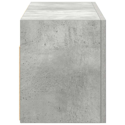 vidaXL Bathroom Wall Cabinet Concrete Grey 60x25x30 cm Engineered Wood