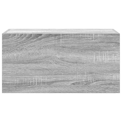 vidaXL Bathroom Wall Cabinet Grey Sonoma 60x25x30 cm Engineered Wood