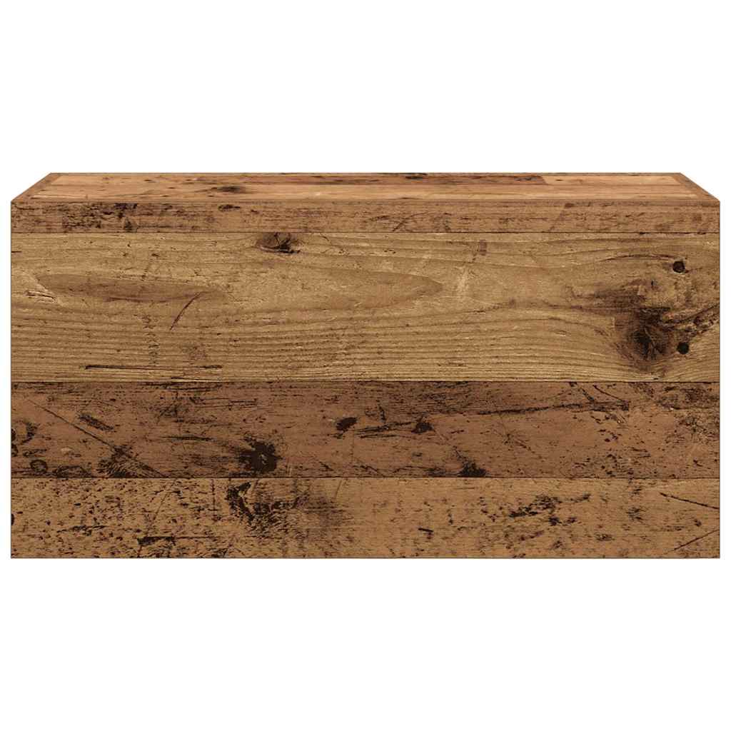 vidaXL Bathroom Wall Cabinet Old Wood 60x25x30 cm Engineered Wood