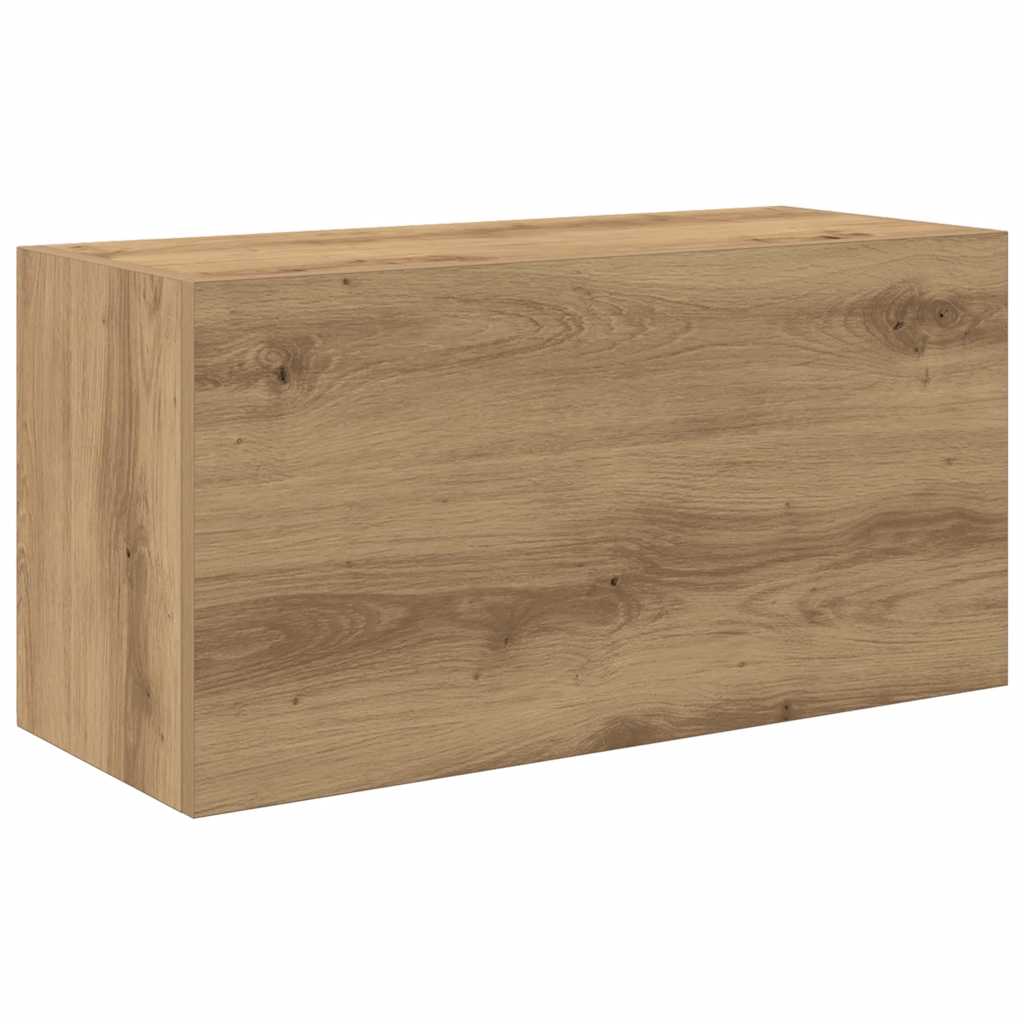 vidaXL Bathroom Wall Cabinet Artisan Oak 60x25x30 cm Engineered Wood