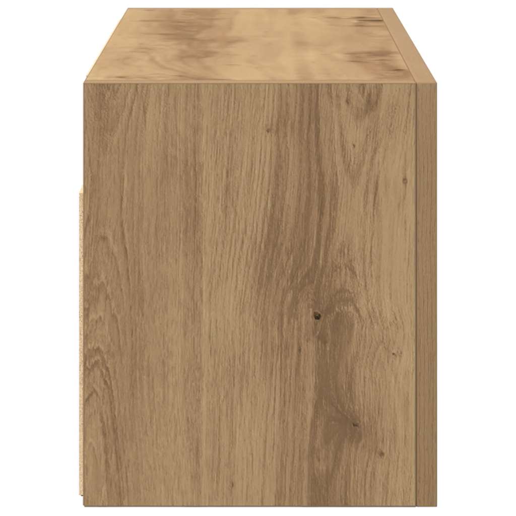 vidaXL Bathroom Wall Cabinet Artisan Oak 60x25x30 cm Engineered Wood