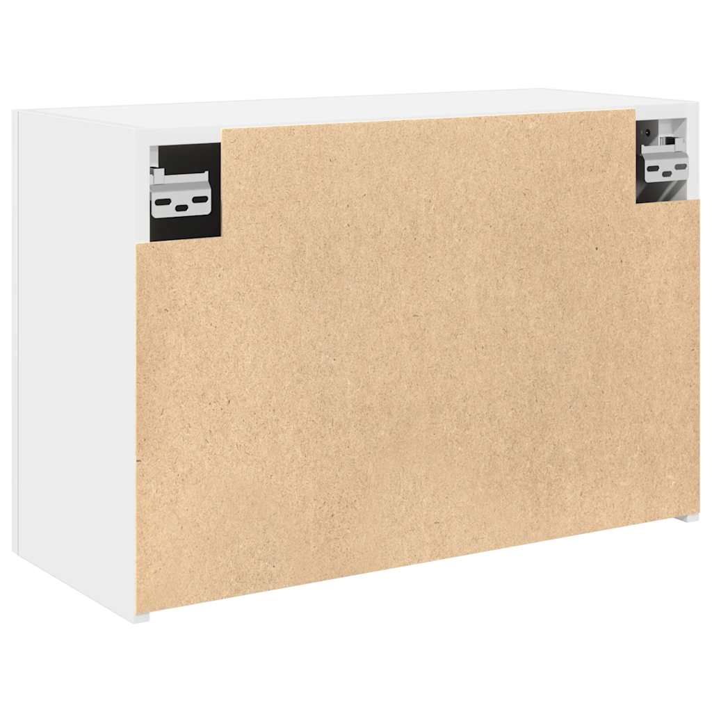 vidaXL Bathroom Wall Cabinet White 60x25x40 cm Engineered Wood