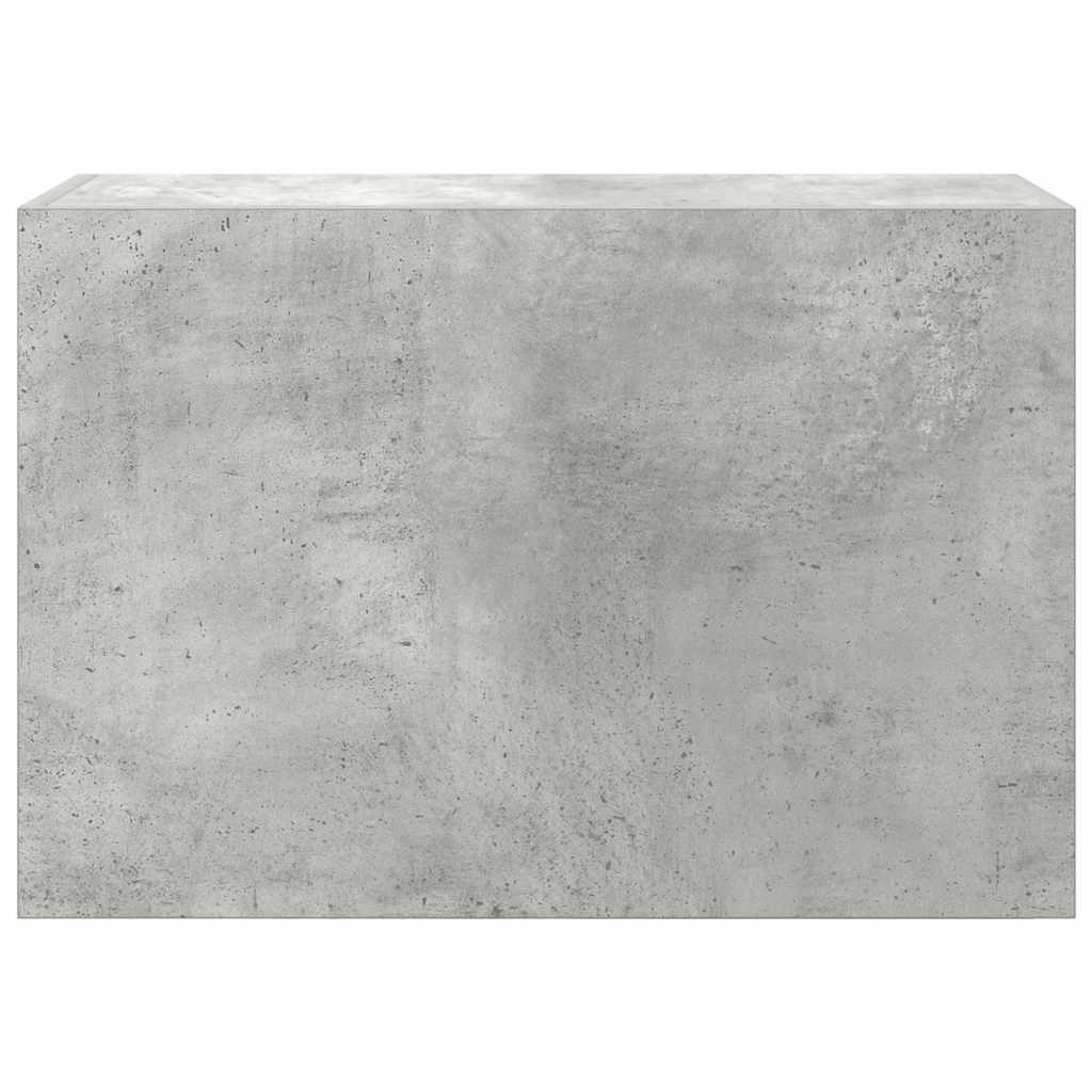 vidaXL Bathroom Wall Cabinet Concrete Grey 60x25x40 cm Engineered Wood