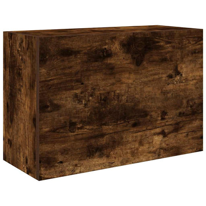 vidaXL Bathroom Wall Cabinet Smoked Oak 60x25x40 cm Engineered Wood