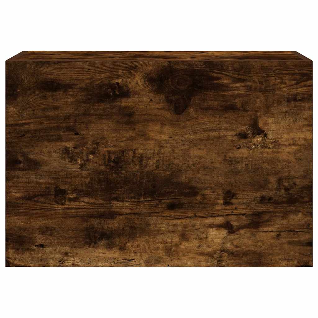 vidaXL Bathroom Wall Cabinet Smoked Oak 60x25x40 cm Engineered Wood