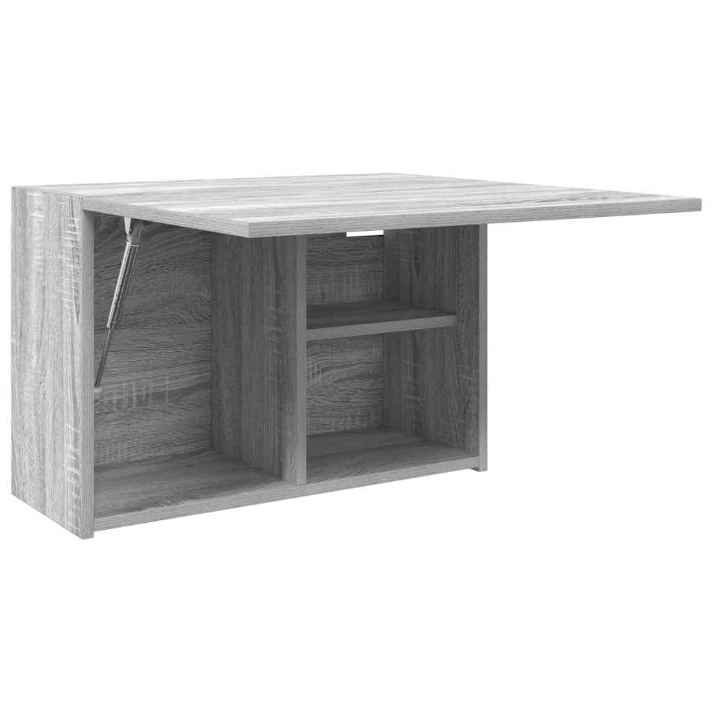 vidaXL Bathroom Wall Cabinet Grey Sonoma 60x25x40 cm Engineered Wood