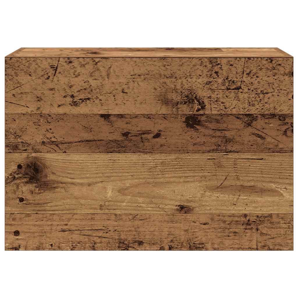vidaXL Bathroom Wall Cabinet Old Wood 60x25x40 cm Engineered Wood