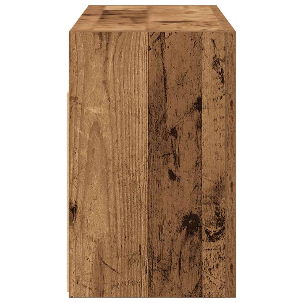 vidaXL Bathroom Wall Cabinet Old Wood 60x25x40 cm Engineered Wood