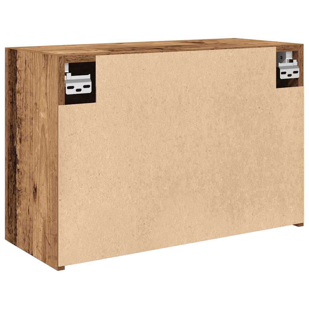 vidaXL Bathroom Wall Cabinet Old Wood 60x25x40 cm Engineered Wood