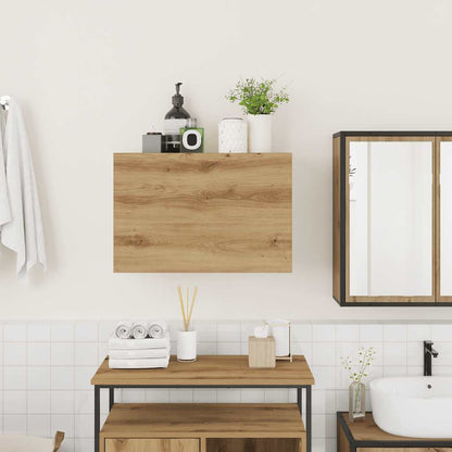 vidaXL Bathroom Wall Cabinet Artisan Oak 60x25x40 cm Engineered Wood