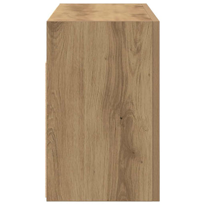 vidaXL Bathroom Wall Cabinet Artisan Oak 60x25x40 cm Engineered Wood