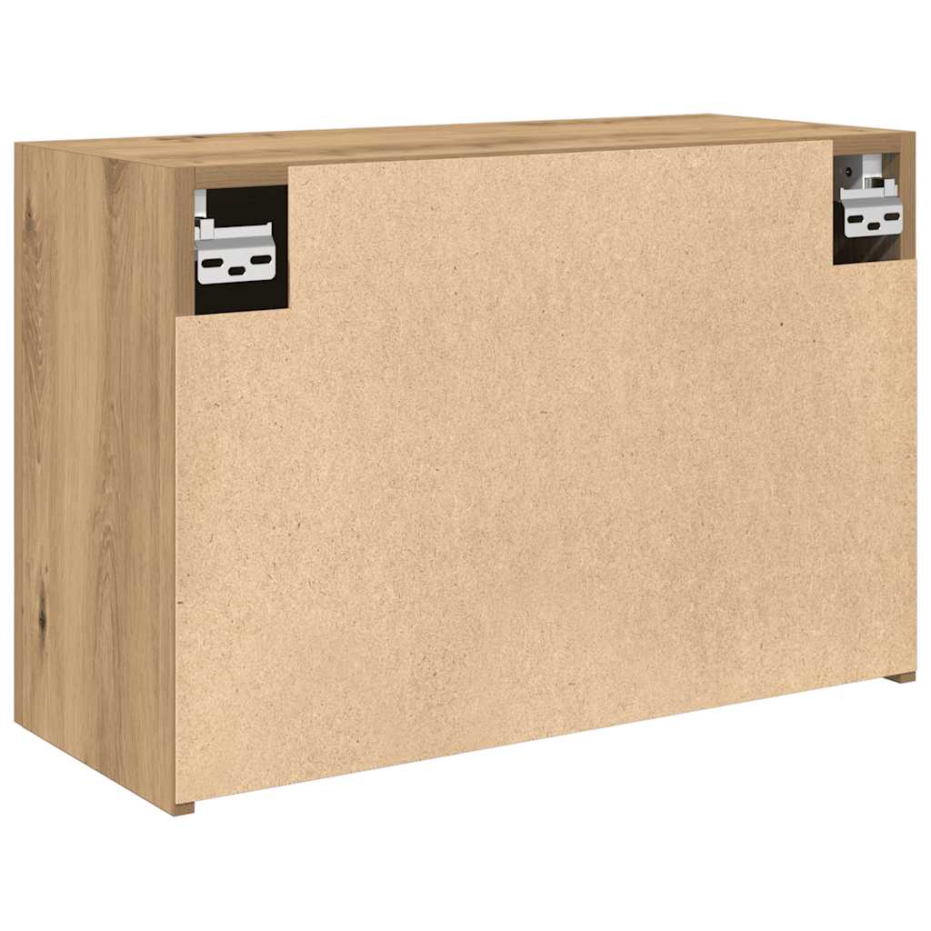 vidaXL Bathroom Wall Cabinet Artisan Oak 60x25x40 cm Engineered Wood