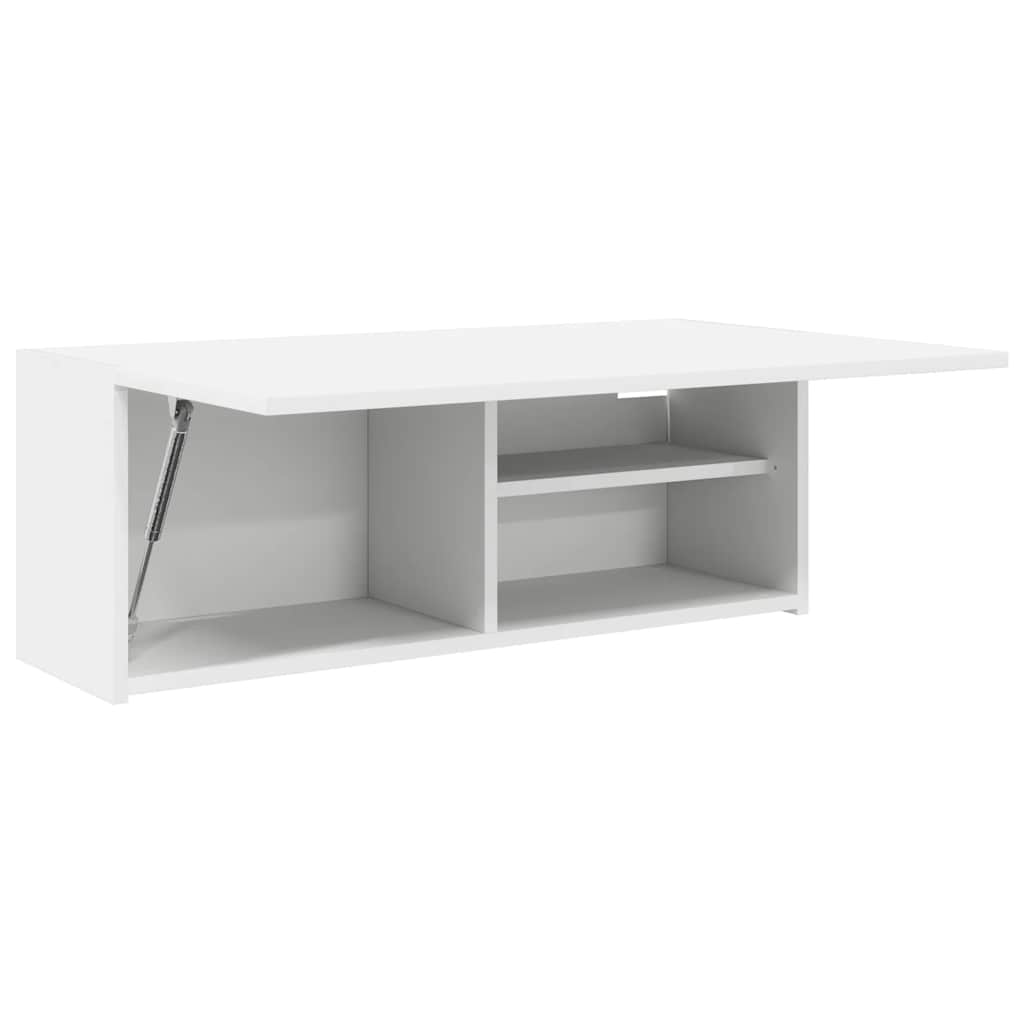 vidaXL Bathroom Wall Cabinet White 80x25x30 cm Engineered Wood