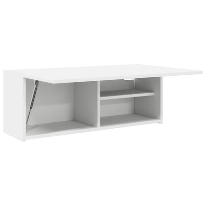 vidaXL Bathroom Wall Cabinet White 80x25x30 cm Engineered Wood
