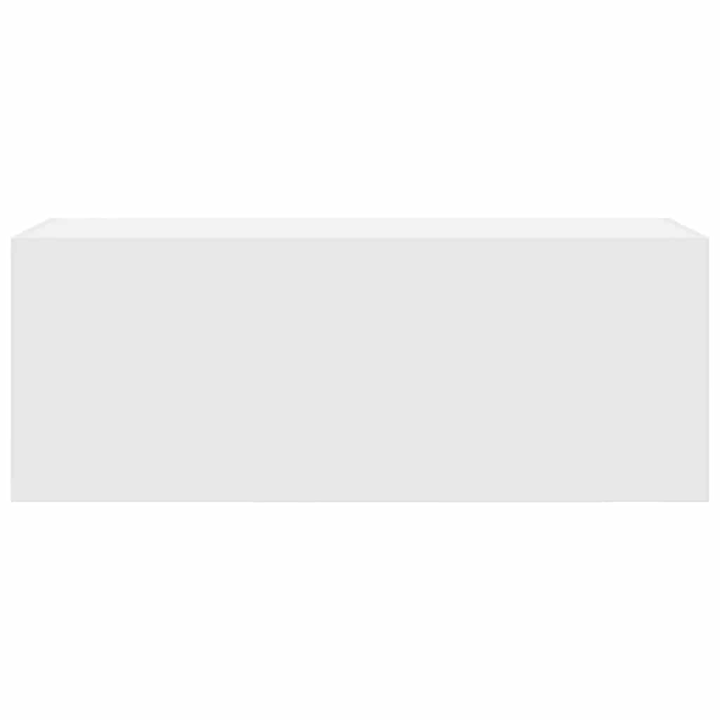 vidaXL Bathroom Wall Cabinet White 80x25x30 cm Engineered Wood